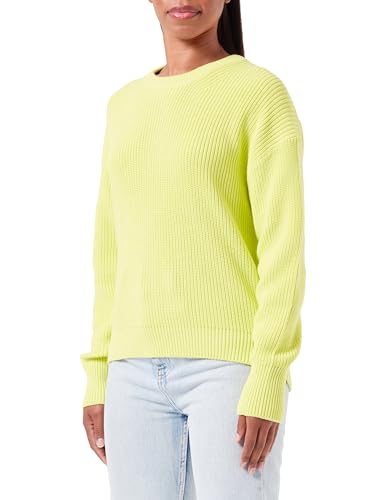 JACK&JONES Damen JXMILA Twist Crew Neck Knit NOOS Pullover, Limeade, XL von JACK & JONES