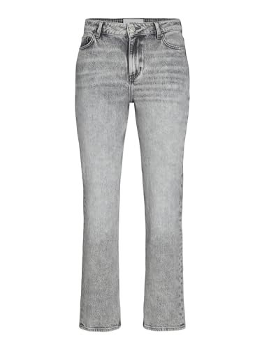 JJXX Damen JXNICE SL-Straight ANK MW C8111 DNM SN Jeans, Grau, 29 W/30 L von JJXX