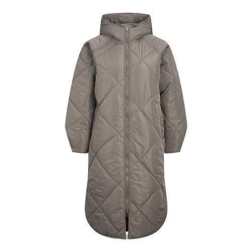 JACK&JONES Damen JXSIENNA Quilted Hood Jacket OTW SN Jacke, Morel, L von JACK & JONES