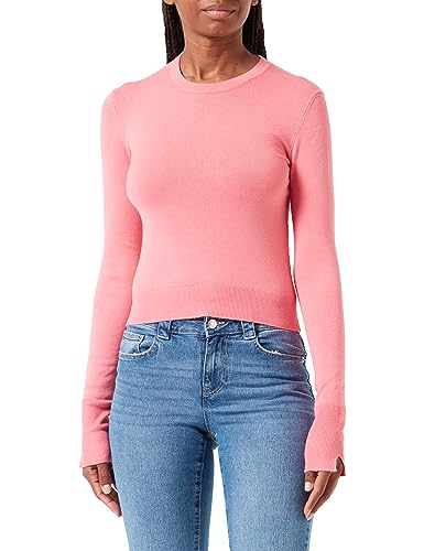 Jack & Jones Strickpullover Damen, Confetti/Detail:w/Poinciana Necktape, L von JJXX