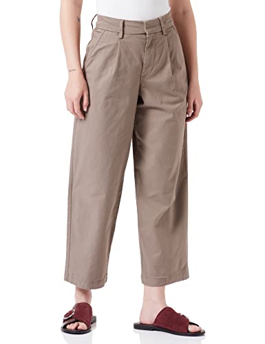 JACK & JONES Damen Jjxx Jxida Regular Hw Cropped Pants Noos Gek rzte weite Hose, Brindle, 26W / 30L EU von JACK & JONES