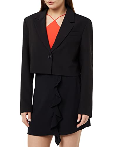 JACK & JONES Damen Jjxx Jxmary Cropped Sn Blazer, Schwarz, L EU von JACK & JONES