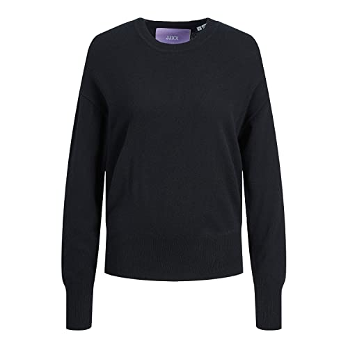 JJXX Damen Jjxx Jxtamy Cashmere Crew Neck Knit Noos Pullover, Schwarz, M EU von JJXX