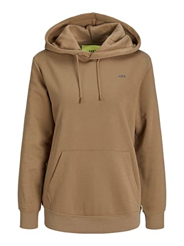 JACK & JONES Damen Jxabbie Rlx Ls Every Hood Swt Noos Kapuzenpullover, Tigers Eye, XS von JACK & JONES