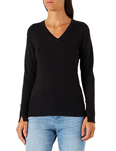 JACK & JONES Damen Jxaretha Soft V-neck Knit Noos Pullover, Schwarz, L EU von JACK & JONES