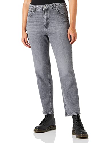 JACK & JONES Damen Jxberlin Slim Hw Rc2004 Noos Jeans, Grey Denim, 27W / 34L EU von JACK & JONES