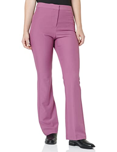 JACK & JONES Damen Jxkatie Slim Flared Hw Pant Noos Hose, Berry Conserve, 27W / 32L EU von JACK & JONES