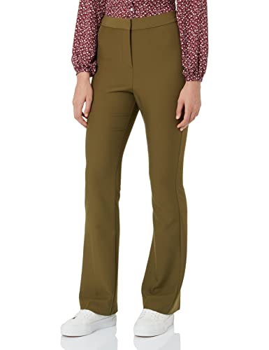 Jack & Jones Damen Jxkatie Slim Flared Hw Pant Noos Hose, Dark Olive, 27W / 30L EU von JACK & JONES