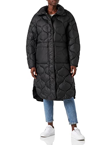 JACK & JONES Damen Jxlenora Shiny Quilted Coat Sn Mantel, Schwarz, L EU von JACK & JONES