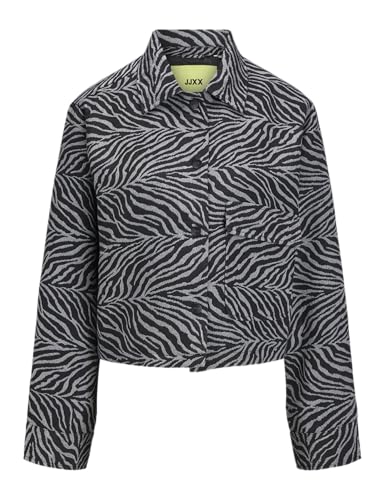 JACK&JONES Damen Jxmartha Jacquard Overshirt OTW Jacke, Black/Detail:Jacquard, XS JACK&JONES Damen Jxmartha Jacquard Overshirt OTW Jacke, Black/Detail:Jacquard, XS von JJXX
