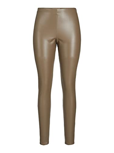 JACK & JONES Damen Jxmegan Faux Leather Leggings Noos Misc Pant, Morel, XL von JACK & JONES