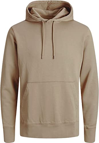 JACK & JONES Herren Kapuzenpullover Hoodie Sweat Gol43 (M, 91 Crockery) von JACK & JONES