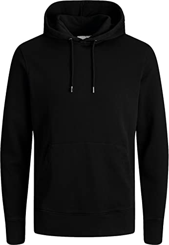 JACK & JONES Herren Kapuzenpullover Hoodie Sweat Gol43 (XL, 91 Schwarz) von JACK & JONES