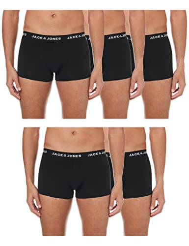 JACK & JONES Herren Boxershorts 5er Pack JACHuey Unterhose 12142342 Black L von JACK & JONES