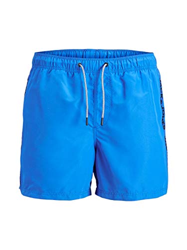 JACK & JONES Swim Shorts Bermuda Herren Badehose, Farbe:French Blue (Tape), Größe:S von JACK & JONES