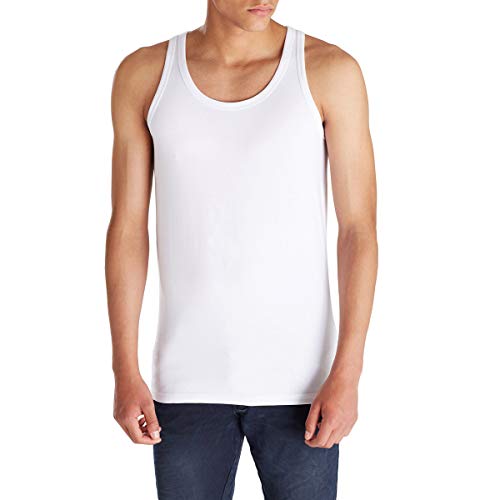 JACK & JONES Male Tanktop Basic-White, S von JACK & JONES