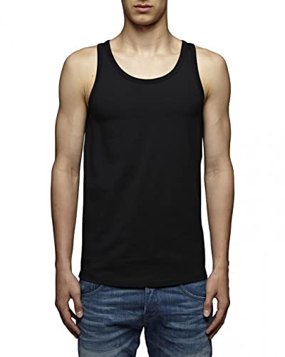 JACK & JONES JJEBASIC Tank TOP NOOS Herren, Schwarz, XS von JACK & JONES