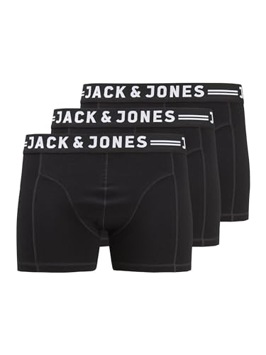 Jack & Jones Sense Trunk Boxershorts Herren (Übergröße) (3-pack) - 5XL von JACK & JONES