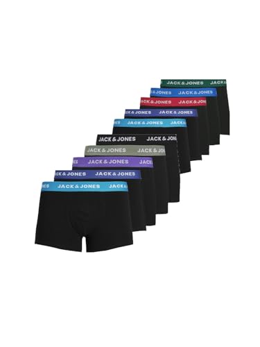JACK & JONES Herren Boxershorts, Farbe:Black Plate, Größe:L von JACK & JONES