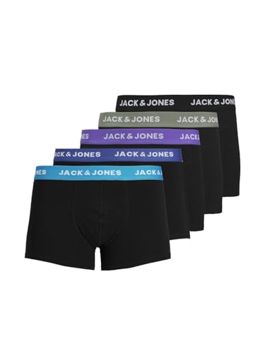 JACK & JONES Herren Boxershorts, Farbe:Schwarz, Größe:L von JACK & JONES
