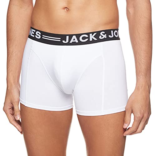 JACK & JONES Herren Boxershorts JACSense 12075392 White S von JACK & JONES