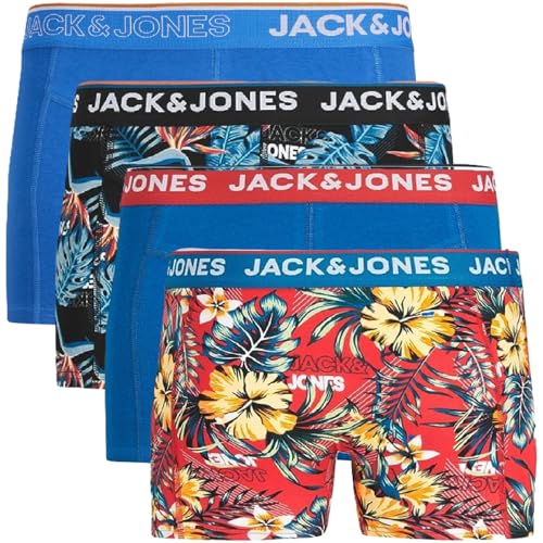 JACK & JONES Herren Boxershorts Trunks 4er Pack TA.8yt (S, 4er Pack #74) von JACK & JONES