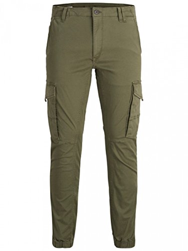 JACK & JONES Herren Jjipaul Jjflake Akm 542 Olive Night Noos Hose, Olive Night, 30W / 34L von JACK & JONES