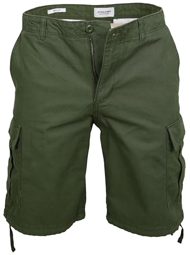 JACK & JONES Herren Cargoshorts Marley Freizeithose Shorts Kurze Hose, s, Forest Night Marley von JACK & JONES