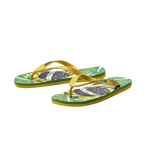 JACK & JONES Herren Flip Flop jjOLYMPIC Badeschuh Badesandale Zehentrenner, Grün (Fern Green jjOLYMPIC), 43 EU von JACK & JONES