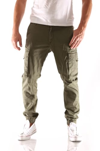 JACK & JONES Herren Jjipaul Jjflake Akm 542 Olive Night Noos Hose, Olive Night, 29W / 30L von JACK & JONES