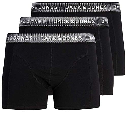 JACK & JONES Herren JACBACK Trunks 3 Pack 12179489, Asphalt/Ashpalt - Asphalt - As, L von JACK & JONES