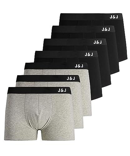 JACK & JONES Herren JACBELMO Trunks 7 Pack, Black/E, L von JACK & JONES