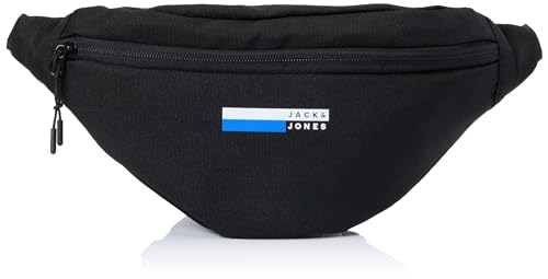 JACK&JONES Herren JACCRIS BUMBAG Bauchtasche, Black/Detail:Electric Blue Lemonade von JACK & JONES