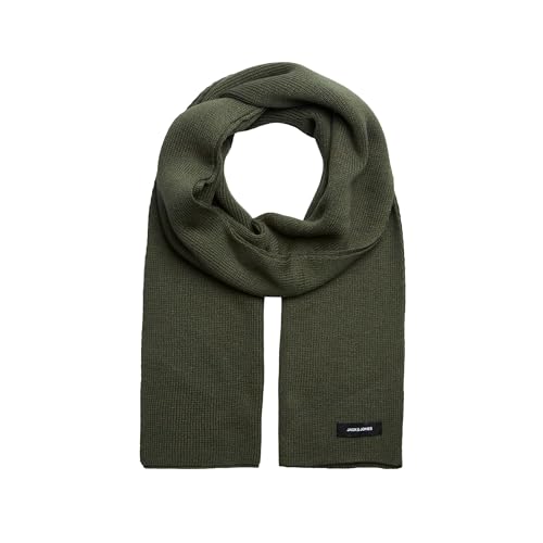 JACK & JONES Herren JACDNA KNIT SCARF NOOS 12098582, Forest Night, ONE SIZE von JACK & JONES