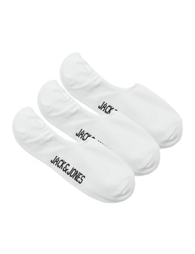 JACK & JONES Herren Jacdouglas Multi Short Sock 3 Pack Noos Socken, White/Pack:White - White, Einheitsgröße von JACK & JONES