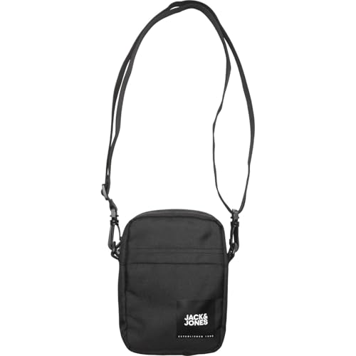 JACK & JONES Herren Jacjamie Small Slingbag Schultertasche, Schwarz, Einheitsgröße von JACK & JONES