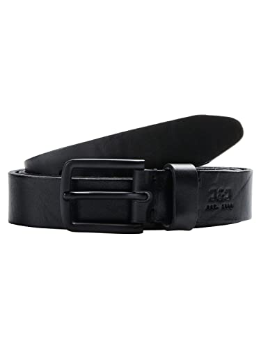 JACK & JONES Herren JacLee Leather Belt NOOS Gürtel, Black, 85 von JACK & JONES