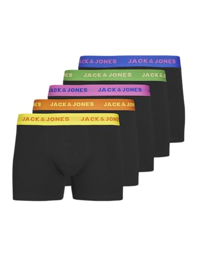 Jack & Jones Cleo Solid Trunk Boxershorts Herren (5-pack) - M von JACK & JONES