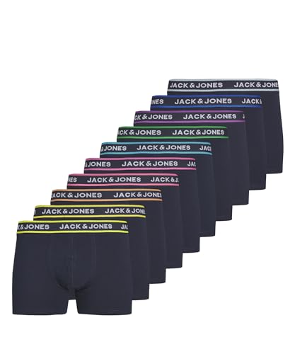 Jack & Jones Lime Solid Trunk Boxershorts Herren (10-pack) - M von JACK & JONES