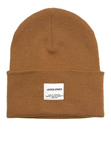 JACK & JONES Herren JACLONG KNIT BEANIE NOOS Mütze, Rubber, ONE SIZE/ von JACK & JONES