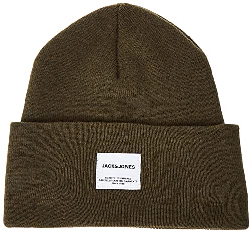 JACK & JONES Herren JACLONG KNIT BEANIE NOOS 12150627, Forest Night, ONE SIZE von JACK & JONES