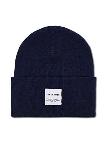 JACK & JONES Damen Jaclong Knit Beanie Noos,Navy Blazer,Einheitsgröße von JACK & JONES