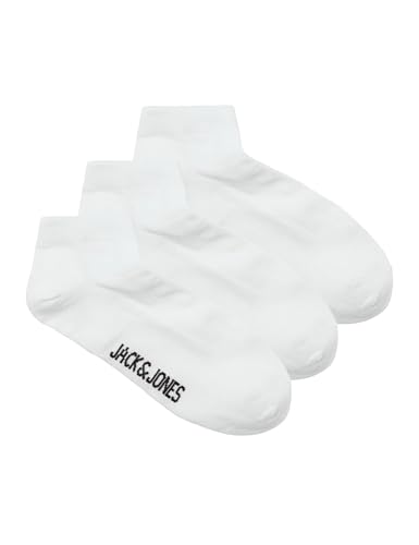 JACK & JONES JACLOUIS DONGO SOCKS 3 PACK NOOS, Weiß, Einheitsgröße von JACK & JONES