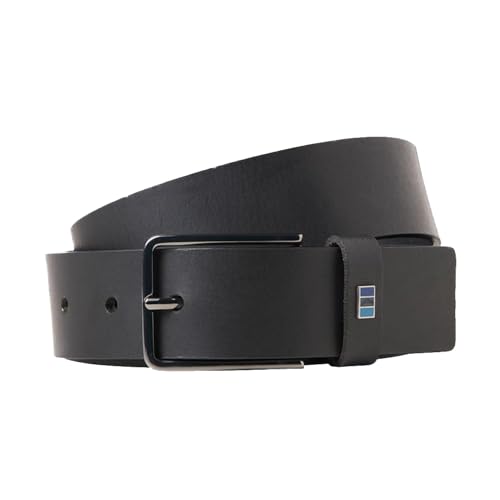 Jack & Jones Herren JACMARLI Leather Belt NOOS Gürtel, Black, 95 von JACK & JONES