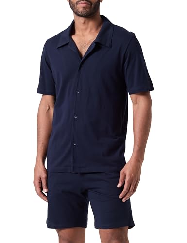 JACK & JONES Herren Jacmatthew Pyjamas Nachtwäsche Set, Navy Blazer/Pack:Pants Navy Blazer, M von JACK & JONES