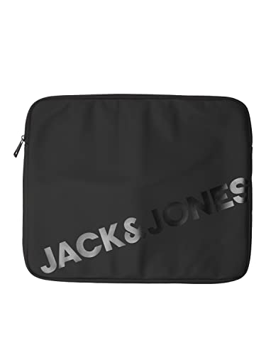 JACK & JONES Herren JACOWEN LAPTOP SLEEVE Rucksäcke 12229083 ,Schwarz ,Einheitsgröße von JACK & JONES