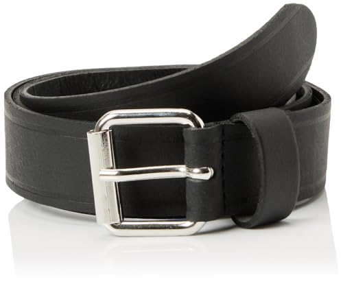 JACK & JONES Herren Jacpeet Belt Synthetikgürtel 12256694,Schwarz,80 von JACK & JONES