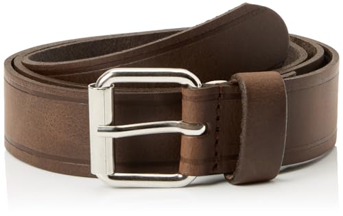 JACK & JONES Herren Jacpeet Belt Synthetikgürtel 12256694,Brown Stone,90 von JACK & JONES