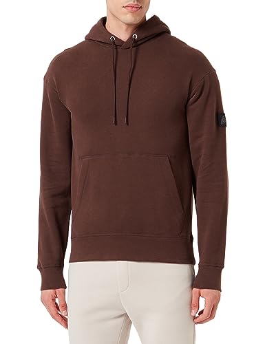 JACK & JONES Herren Jcoclassic Twill Sweat Hood Noos,Seal Brown,M von JACK & JONES