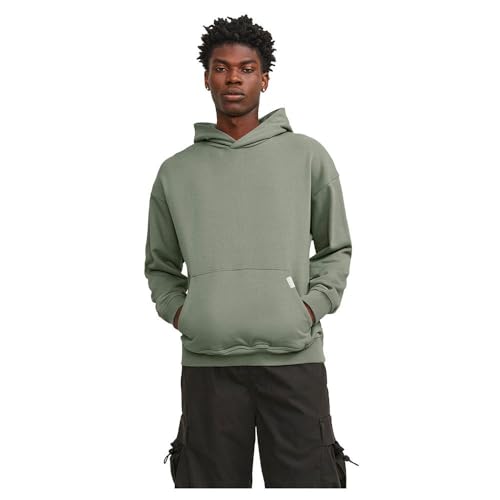 JACK&JONES Herren JCOCOLLECTIVE Sweat Hood NOOS Hoodie, Agave Green, S von JACK & JONES